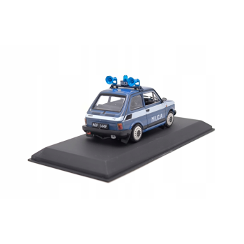 Fiat 126p Milicja - skala 1:43 - Hachette